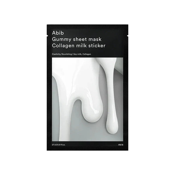 Abib GUMMY SHEET MASK COLLAGEN MILK STICKER (27ML*10EA)