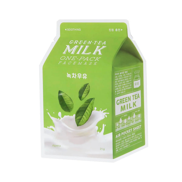 A'PIEU MILK ONE PACK MASK 1 PC - GREEN TEA