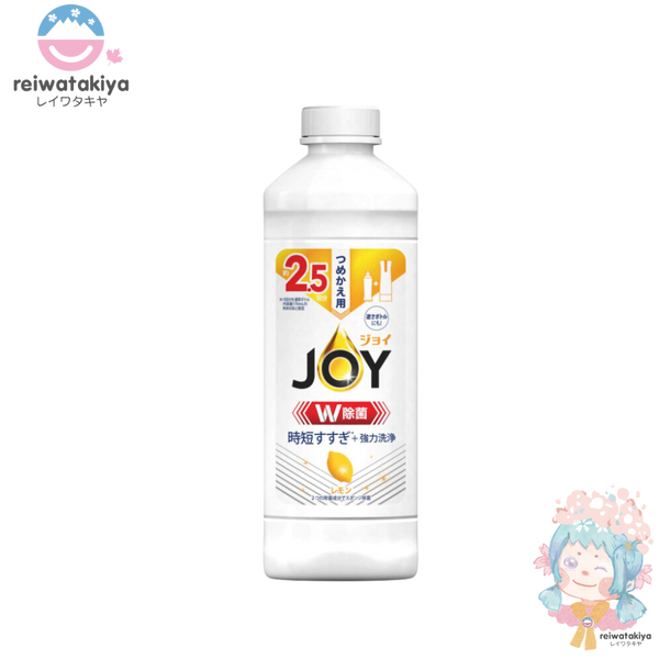P&G JOY W DISINFECTING JOY COMPACT SPARKLING LEMON SCENT 325ML REFILL