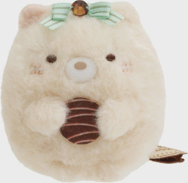 SAN-X SUMIKKO GURASHI NEKO CAT MINI TENDIRU PLUSH DOLL CHOCOLATE FAIR