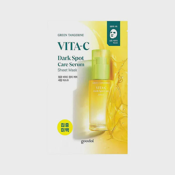 GOODAL GREEN TANGERINE VITA-C DARK SPOT CARE SERUM MASK 1 SHEET 28G