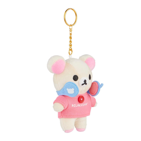 SAN-X RILAKKUMA KORILUKKUMA GAMER SMALL PLUSH CHAIN