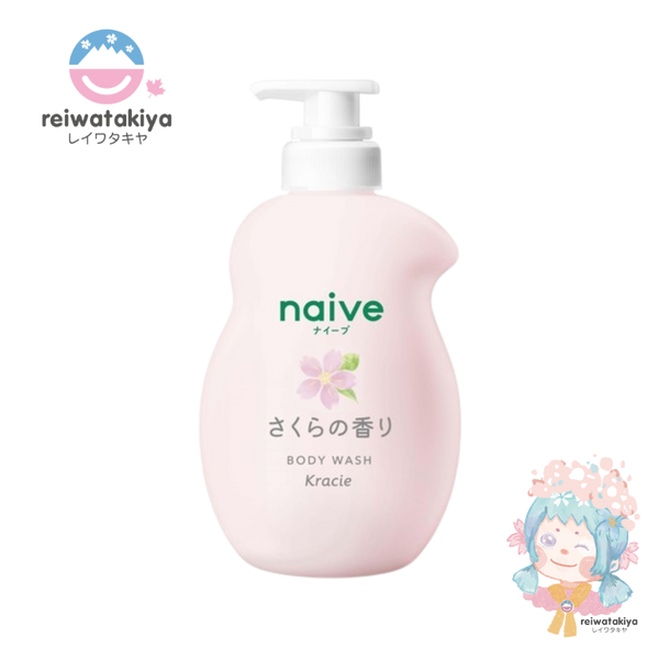 KRACIE NAIVE BODY SOAP PUMP SAKURA
