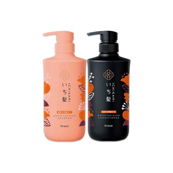 KRACIE ICHIKAMI MOISTURIZING CARE SHAMPOO CONDITIONER SET