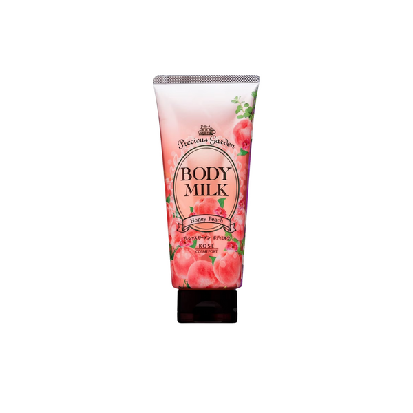KOSE SOFTYMO NATURAL BOTANICAL FLORAL BODY MILK HONEY PEACH SCENT 200G