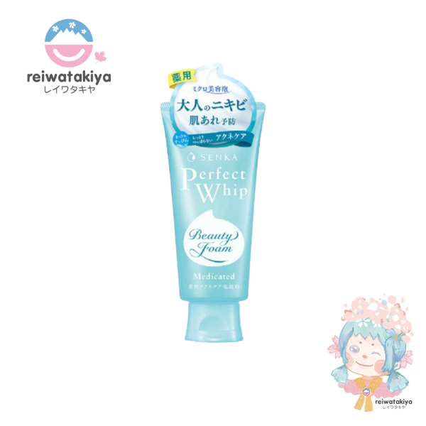 Fine Today,Senka Facial Cleansing Perfect Whip, Medicated Acne Care,120g