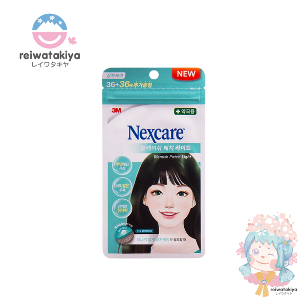 3M  NEXCARE Blemish Patch Light 72pcs (Green)