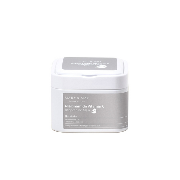 MARY&MAY NIACINAMIDE VITAMIN C BRIGHTENING MASK 30PCS