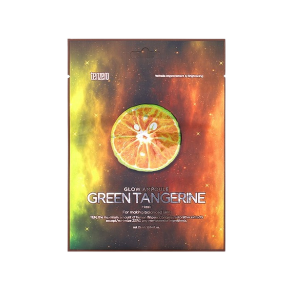 GLOW AMPOULE GREEN TANGERINE MASK
