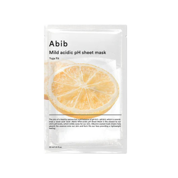 Abib Mild acidic pH sheet mask Yuja fit 1EA