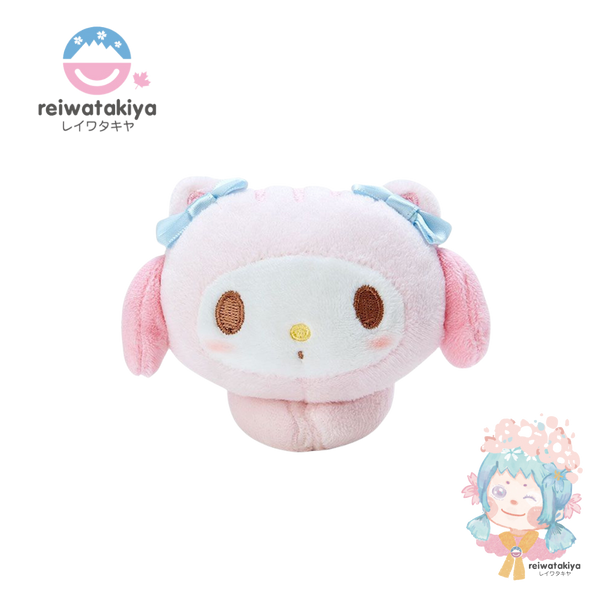 SANRIO Mini Plush Doll Clip Healing Cat- My Melody