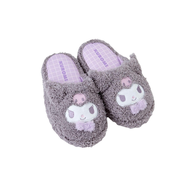 SANRIO KUROMI KIDS FACE-SHAPED SLIPPERS
