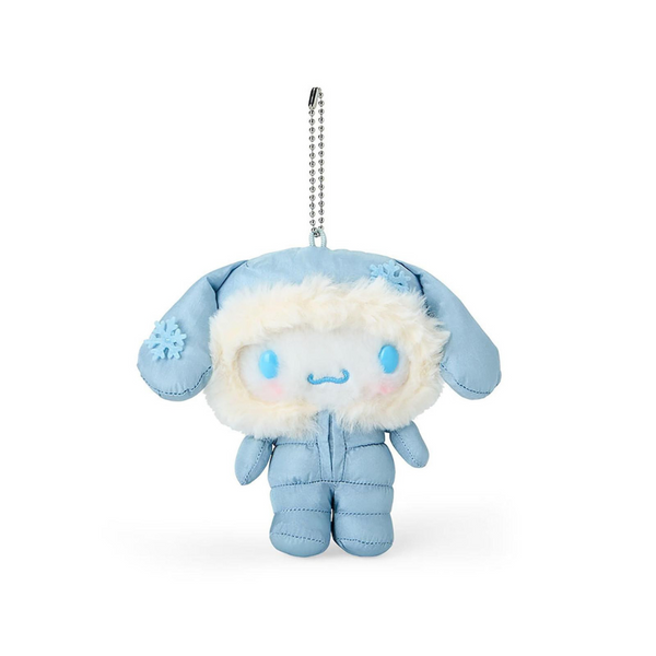 SANRIO CINNAMOROLL PLUSH MASCOT KEYCHAIN FLUFFY WINTER