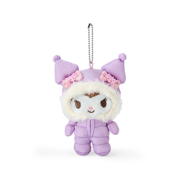 SANRIO KUROMI PLUSH MASCOT KEYCHAIN FLUFFY WINTER