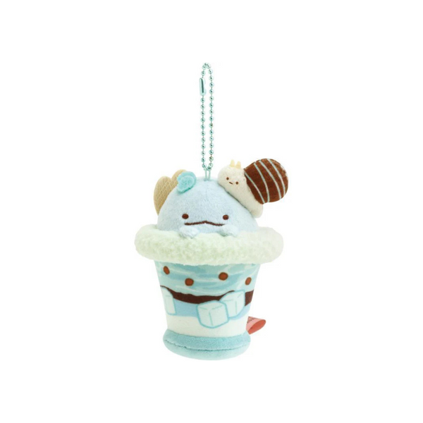 SUMIKKO GURASHI TOKAGE LIZARD MINT CHOCOLATE PARFAIT PLUSH KEYCHAIN SAN-X JAPAN