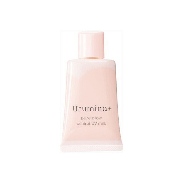 KOSE URUMINA+ PURE GLOW OSHIROL UV MILK ILLUMINATE MAKEUP BASE NATURAL BEIGE PORE SPF50+ 35G