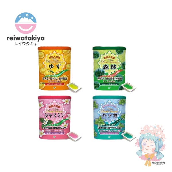 HEALTH BATH FLOWER HOT SPRING BATH SALT 680G - 3 SCENTS