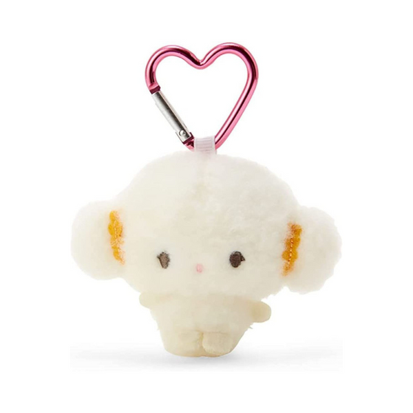 SANRIO COGIMYUN PLUSH MASCOT HOLDER WITH HEART CARABINER
