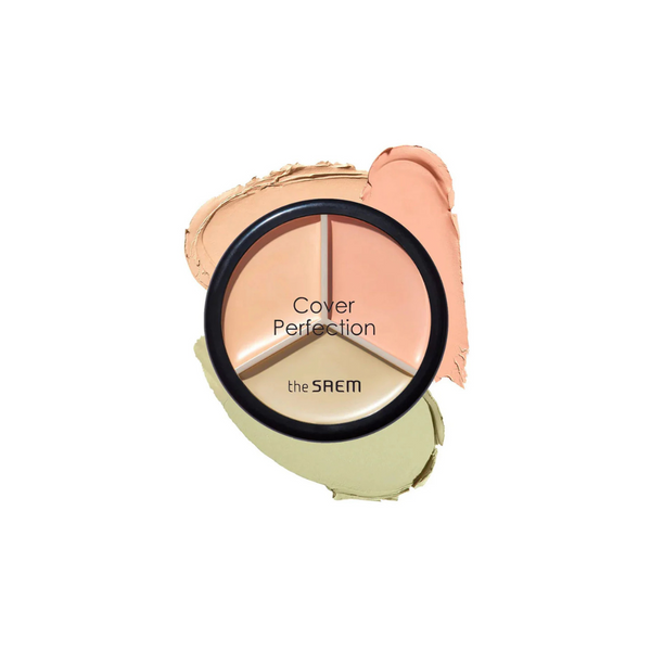 THE SAEM COVER PERFECTION TRIPLE POT CONCEALER 14G - 3 COLOURS