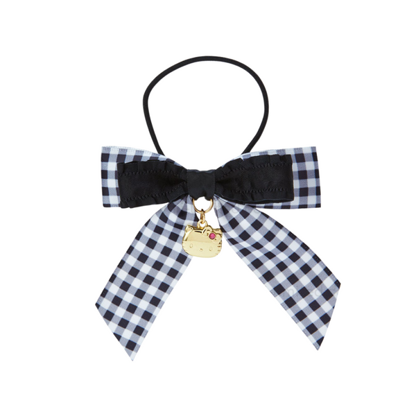 SANRIO RIBBON HAIR TIE HELLO KITTY / GINGHAM