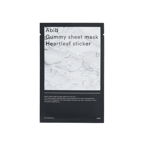 Abib GUMMY SHEET MASK HEARTLEAF STICKER 1EA