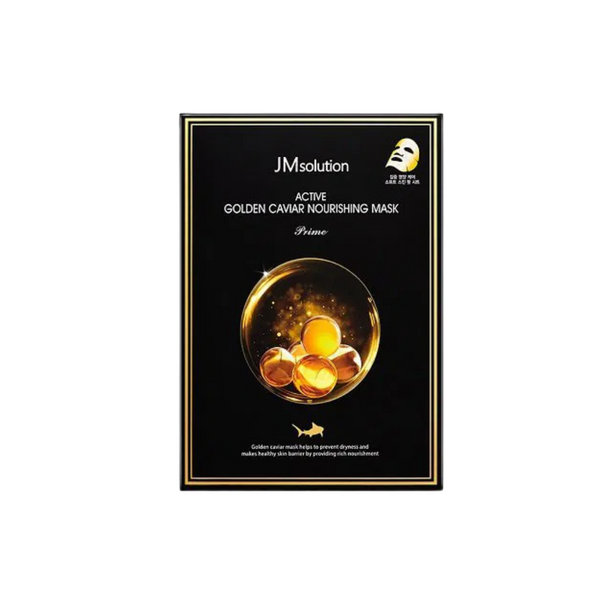 JM SOLUTION ACTIVE GOLDEN CAVIER NOUNISHING MASK 10PCS