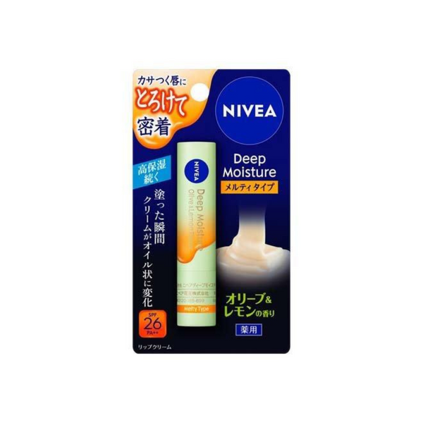 NIVEA DEEP MOISTURE LIP MELTY TYPE OLIVE & LEMON SCENT 2.2G