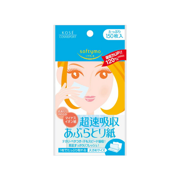 KOSE SOFTYMO OIL BLOTTING PAPER MINUS ION
