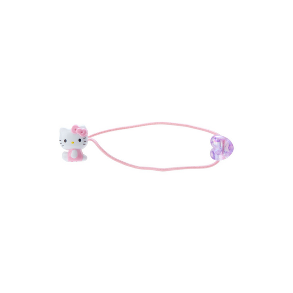 HELLO KITTY MASCOT HAIR RUBBER S (HEART) PINK