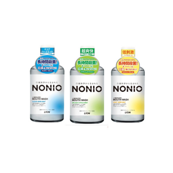 NONIO MOUTHWASH CLEAR HERB MINT, 600ML