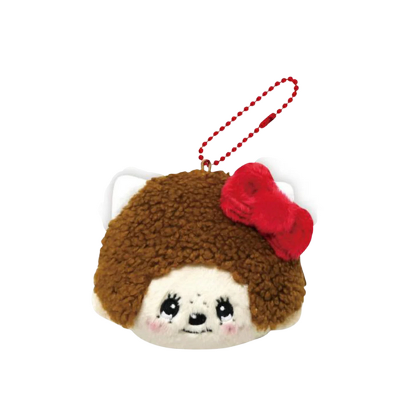 MONCHHICHI X HELLO KITTY ZIPPER POUCH KEYCHAIN CHARM