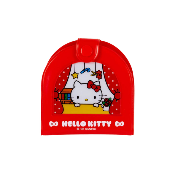 SANRIO HELLO KITTY FACE MIRROR & COMB SET WITH CASE