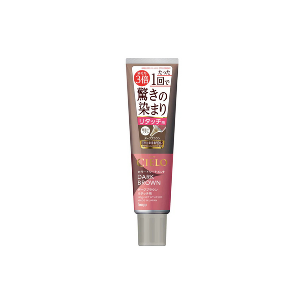 HOYU CIELO COLOR TREATMENT FOR ROOT TOUCH-UP DARK BROWN 140G