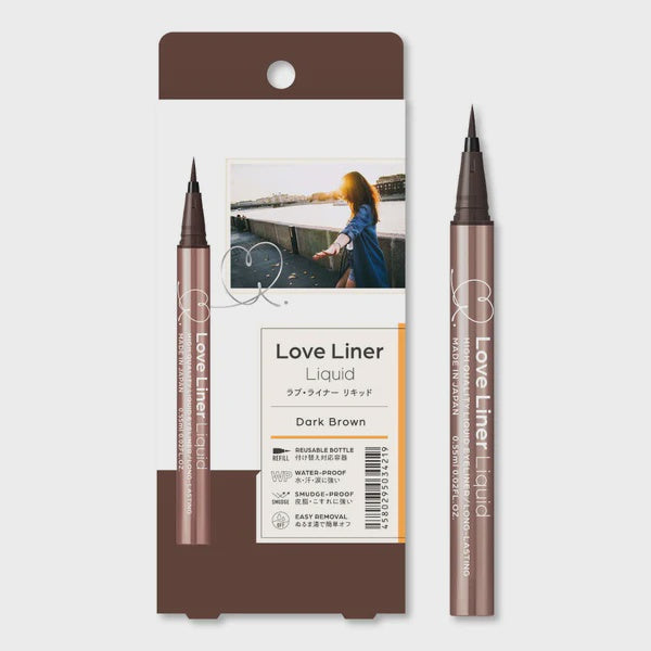 LOVE LINER LIQUID EYELINER R4 DARK BROWN