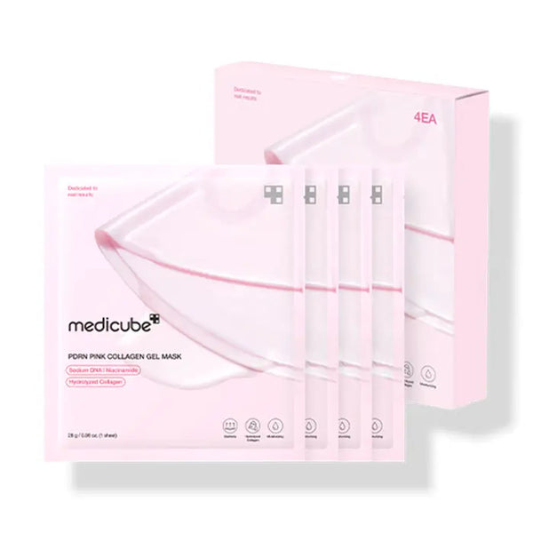 MEDICUBE PDRN PINK COLLAGEN GEL MASK 4PCS