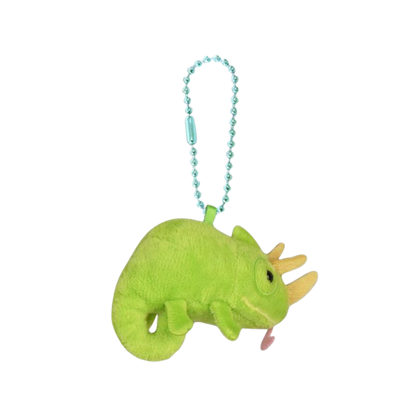 AMUSE PUTCHIMARU ANIMAL KEYCHAIN - JACKSON'S CHAMELEON