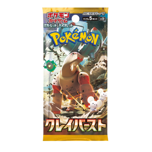 POKEMON TCG SV2D CLAY BURST SINGLE PACK