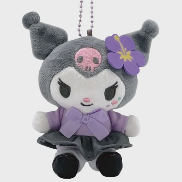 SANRIO NAKAJIMA MASCOT COLLECTION KUROMI GAL KEYCHAIN