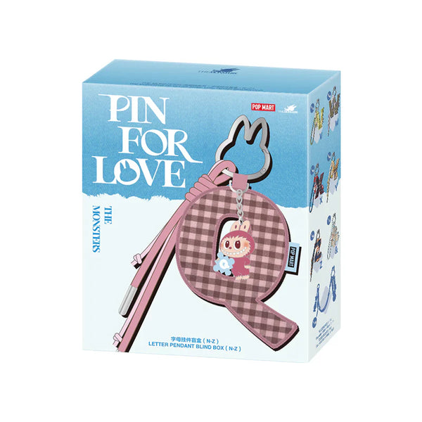 LABUBU 4.0 PIN FOR LOVE LETTER PENDANT (N-Z)