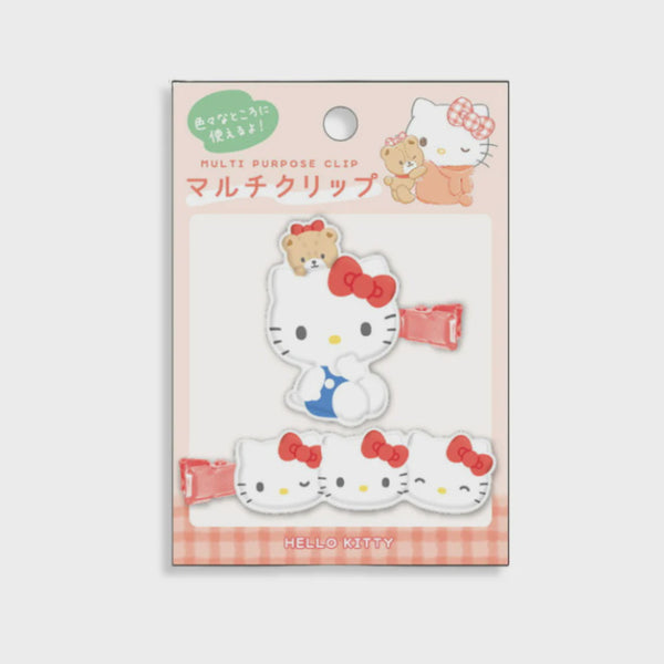 Sanrio Rubber Hair Clip Set - Hello Kitty Baby