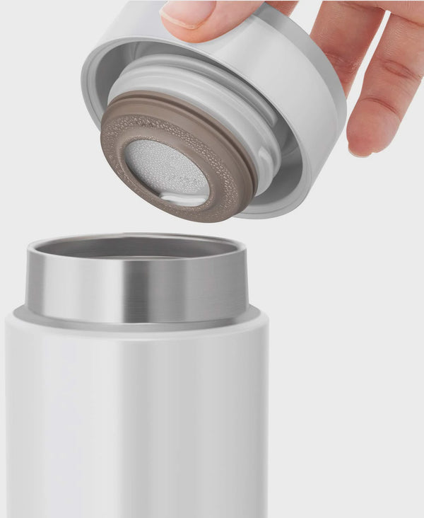 THERMO STUMBLER TLS POWDER WHITE (WITH COMPANY PRINTED DESIGN)