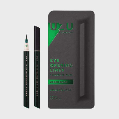 UZU EYE OPENING LINER LIQUID EYELINER 0.55ML GRE-MENTN BLACK