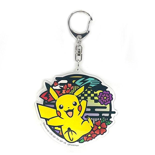 POKEMON:KIRIE SERIES ACRYLIC KEYCHAIN PIKACHU