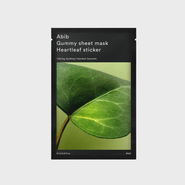Abib GUMMY SHEET MASK HEARTLEAF STICKER 1PCS