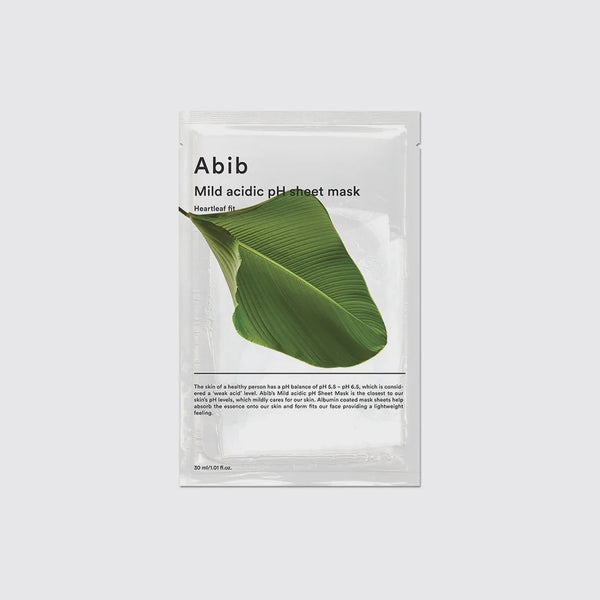 ABIB] MILD ACIDIC PH SHEET MASK HEARTLEAF FIT SET 10PCS