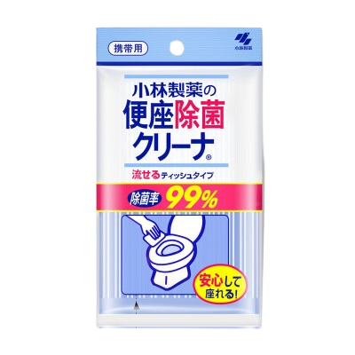 TOILET SEAT STERILIZING CLEANER TISSUE TYPE 10SHEETS