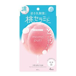 BCL MOMOPURI MILK JELLY MASK 4pcs
