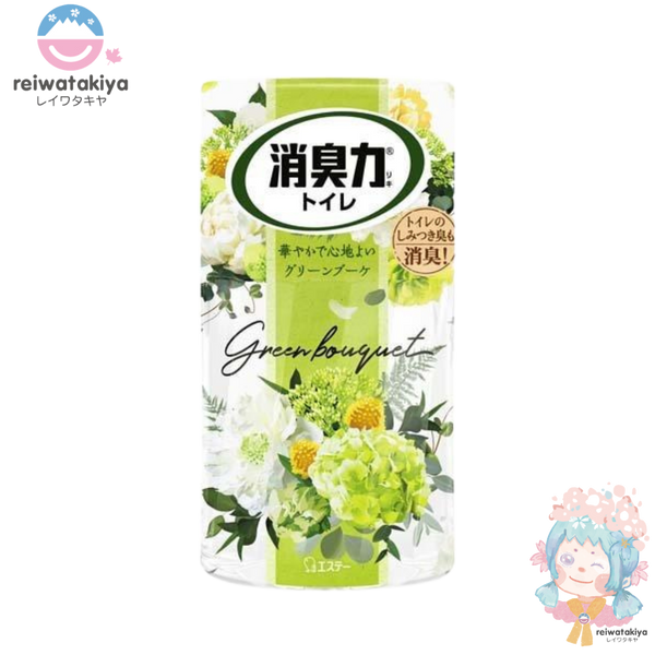 STOPPED Toilet Deodorizing Power,Green Bouquet Scent,400 ml