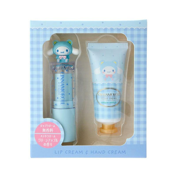 SANRIO CINNAMO ROLL LIP BALM & HAND CREAM SET (BEAR MOTIF)