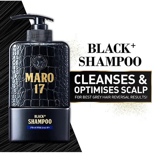 MARO17 BLACK PLUS SHAMPOO GENTLMINT FRAGRANCE 350ML